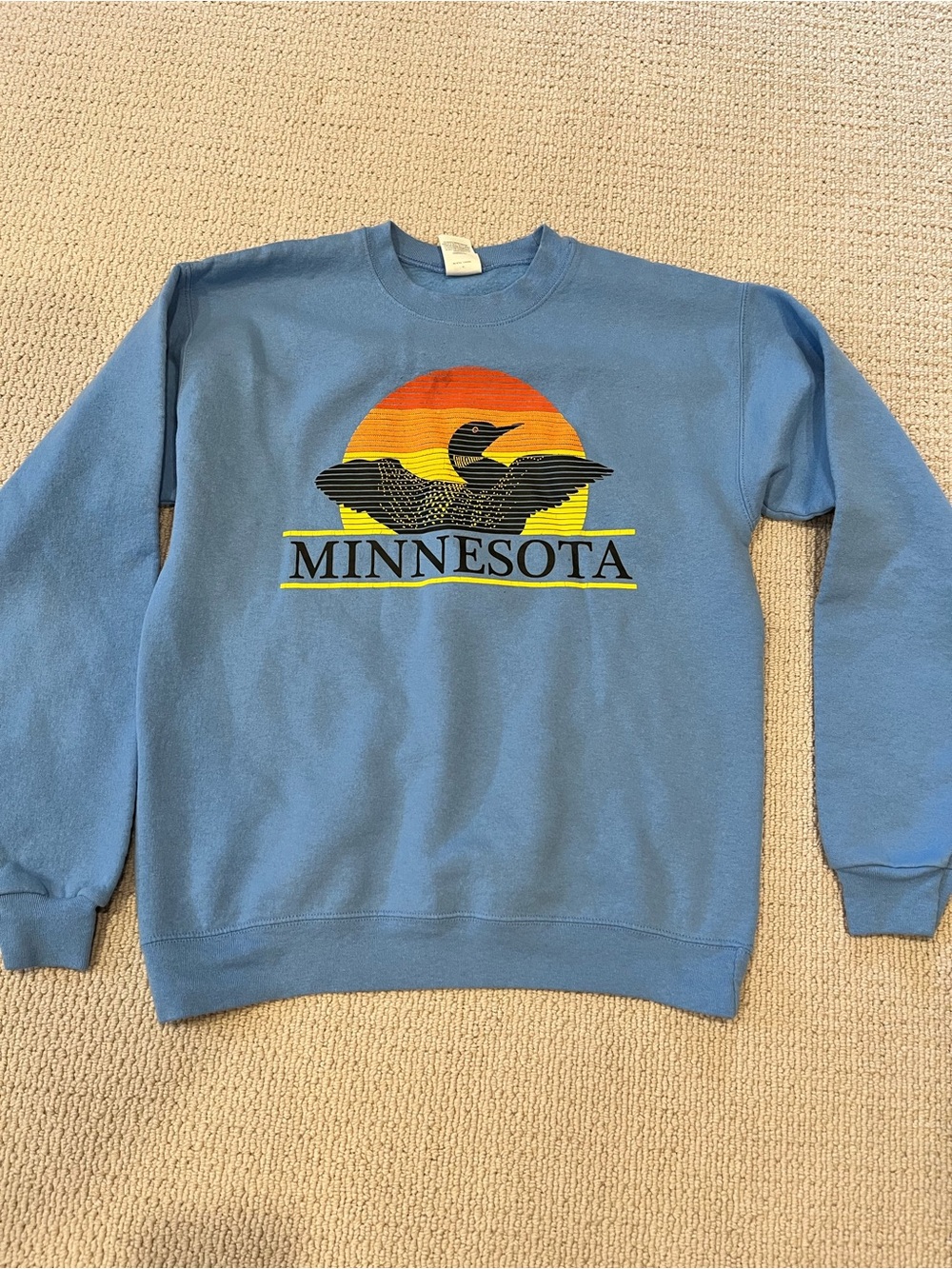 Minnesota Loon Sunset Sweatshirt